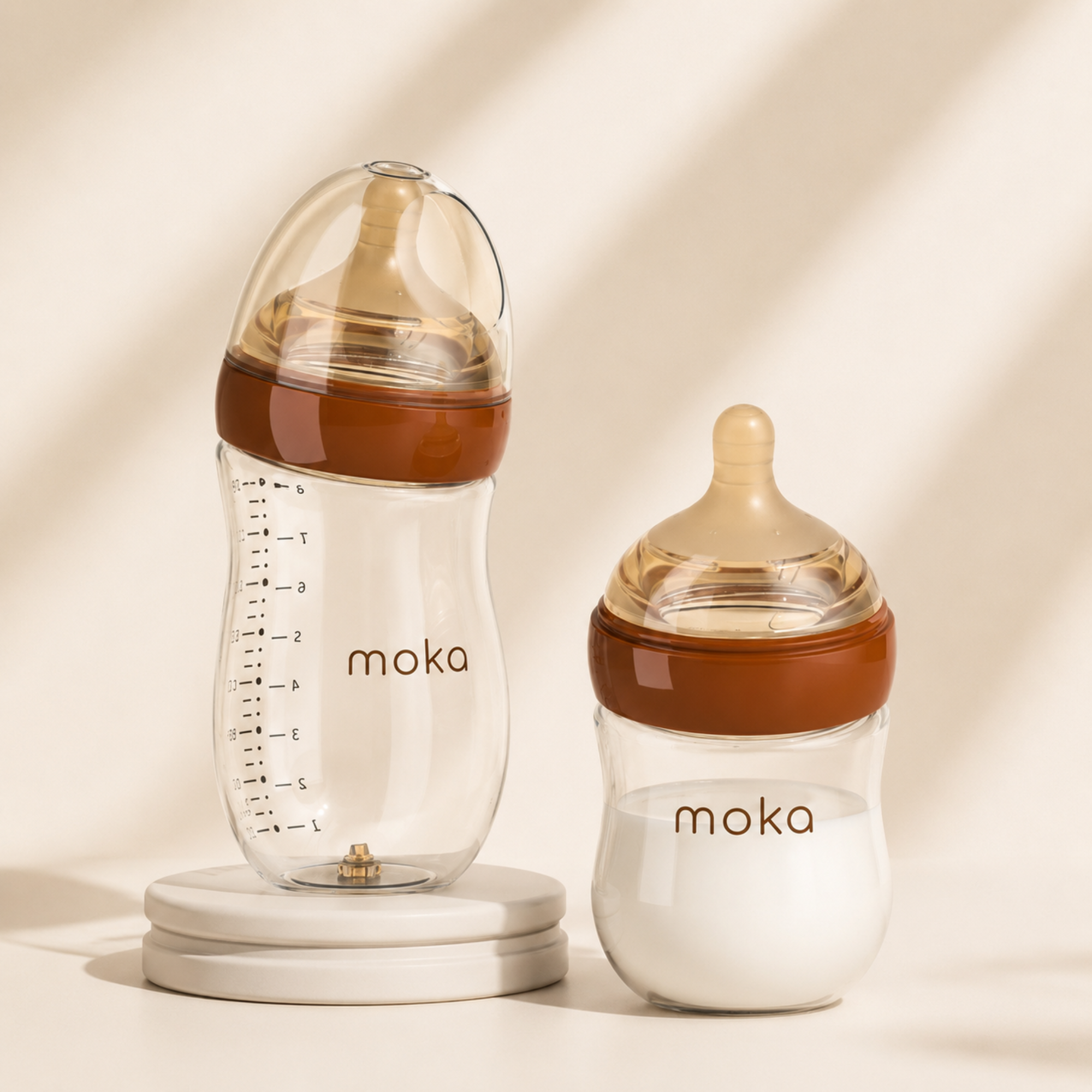 Two Moka bottles pair